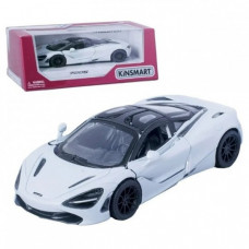 Детская коллекционная машинка McLaren 720S KT5403W инерционная (Белый)