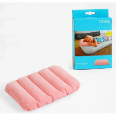 Надувная подушка Intex 68676 DOWNY PILLOW 43 х 28 х 9 см Розовая (107837)