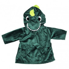 Халатик для куклы "Динозаврик" M 6049 UA(Green) для куклы 43-46 см