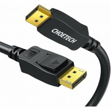 Кабель мультимедийный DisplayPort to DisplayPort 2.0m V1.4, 8K 60Hz PVC Choetech (XDD01)