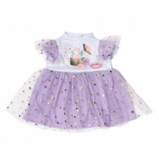 Аксессуар к кукле Zapf Одежда для куклы Baby Annabell - Сиреневое платье (710296)