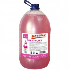 Жидкое мыло San Clean Розовое 5 кг (4820003544426)