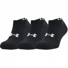 Носки Under Armour 1363241-001 Core No Show 3 пари Чорний MD (194513938421)