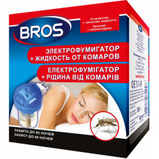 Фумигатор Bros + жидкость против комаров 60 ночей (5904517061156)