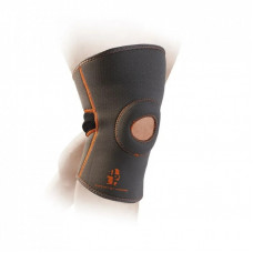 Фиксатор колена MadMax MFA-297 Knee Support with Patella Stabilizer Dark Grey/Orange XL (MFA-297_XL)