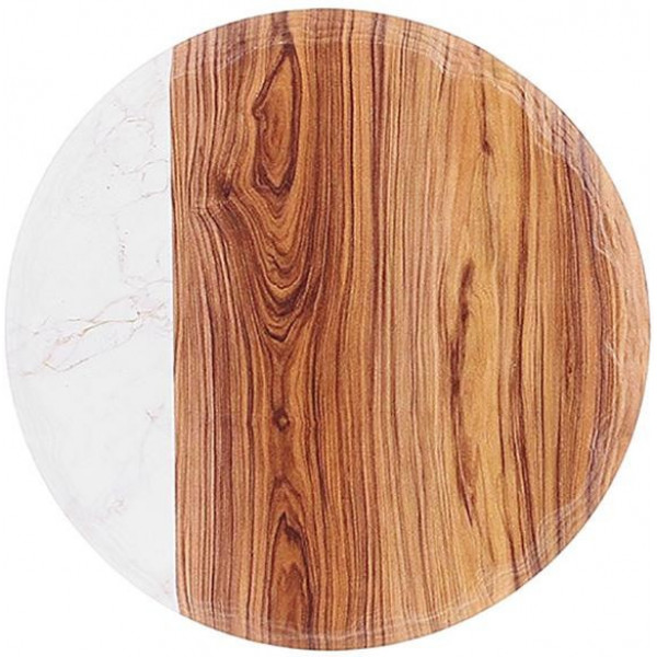Підставка під гаряче керамічна "Wooden Ceramics" Ø16см на пробковій основі (112157)