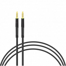 Кабель мультимедийный 3.5mm M to 3.5mm M 1.2m black Intaleo (1283126487538)