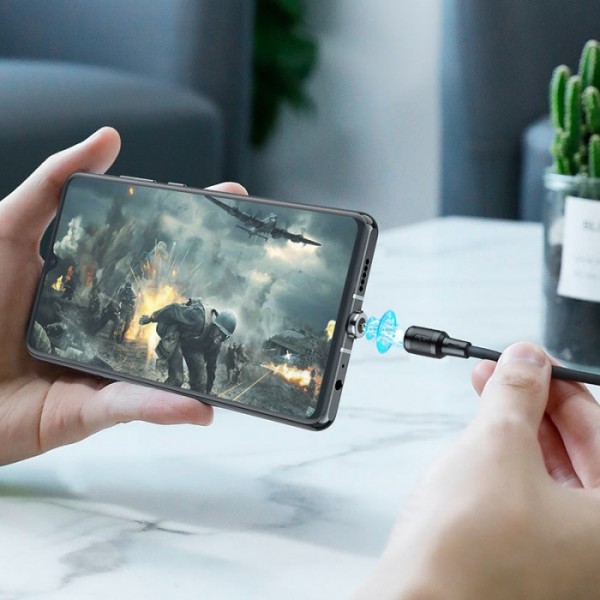 Кабель магнитный USB на Type-C USB HOCO X52 Sereno для зарядки Чёрный (136257) Кабель магнитный USB на Type-C USB HOCO X52 Sereno для зарядки Чёрный (136257)