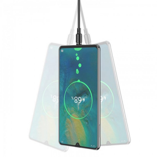 Кабель магнитный USB на Type-C USB HOCO X52 Sereno для зарядки Чёрный (136257) Кабель магнитный USB на Type-C USB HOCO X52 Sereno для зарядки Чёрный (136257)