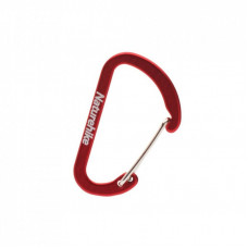 Карабин туристический Naturehike D-type NH15A004-H 4см 2шт Red (6927595717332)