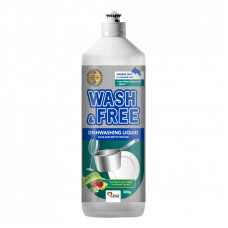 Средство для ручного мытья посуды Wash&Free Экстракт алоэ вера и лесной земляники 500 г (4260637722843)