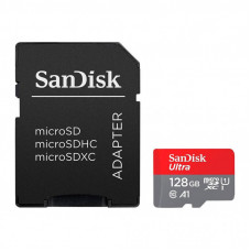 Карта памяти SanDisk 128GB microSD class 10 UHS-I Ultra (SDSQUAB-128G-GN6MA)