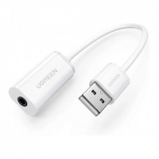 Звуковая плата Ugreen US206 white (30712)