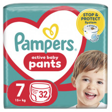 Подгузники Pampers Pants Размер 7 (17+ кг) 32 шт (8006540374559)