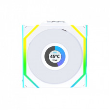 Кулер для корпуса Lian Li Uni Fan SL WIRELESS LCD Reverse, 120-1 (G99.12RSLLCD1W1W.00)