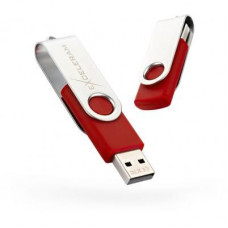 USB флеш накопитель eXceleram 32GB P1 Series Silver/Red USB 2.0 (EXP1U2SIRE32)
