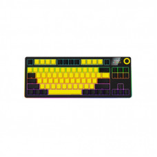 Клавиатура Lorgar KBP70TKLW Wireless TKL Mechanical Pro UA Black/Yellow (LRG-KBP70TKLW-YL-US)
