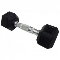 Гантель HouseFit шестигранна обгумована 3 кг (DD 6442-3)