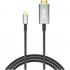 Кабель мультимедийный USB-C to HDMI M 1.8m XO (GB019-CHDMI.tranish)