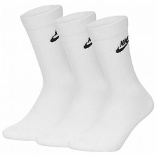 Носки Nike U NK NSW EVERYDAY ESSENTIAL CR 3PR DX5025-100 34-38 3 пари Білі (196148785685)
