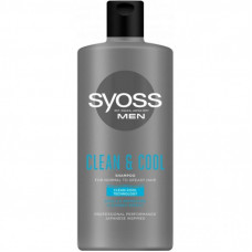 Шампунь Syoss Men Clean & Cool с Ментолом 440 мл (9000101277197)