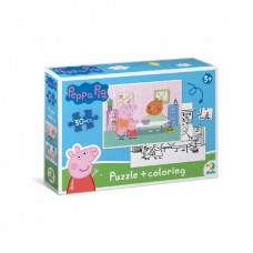 Пазл DoDo на 30 элементов 2 в 1 Peppa Pig (200116)