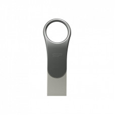USB флеш накопитель Silicon Power 128 GB DriveMobile C80 USB 3.1 + Type-C Silver (SP128GBUC3C80V1S)