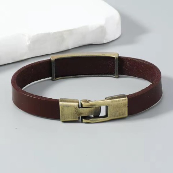 Мужской браслет кожаный коричневый THOT BROWN 17-19 см (длина 21 см) (2664978139) Мужской браслет кожаный коричневый THOT BROWN 17-19 см (длина 21 см) (2664978139)