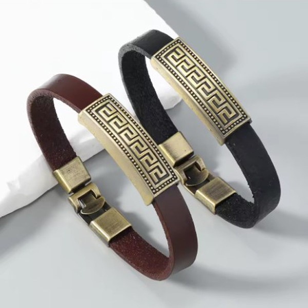 Мужской браслет кожаный коричневый THOT BROWN 17-19 см (длина 21 см) (2664978139) Мужской браслет кожаный коричневый THOT BROWN 17-19 см (длина 21 см) (2664978139)