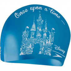 Шапка для плавания Speedo Slogan Cap Cap JU блакитний, білий 8-08386F301 OSFM (5053744543697)
