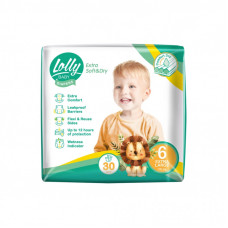 Подгузники Lolly Soft Extra Large 6 16+ кг 30 шт (4820174981280)