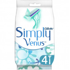 Бритва Gillette Simply Venus 2 4 шт. (3014260246693/8700216143714)