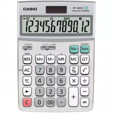Калькулятор Casio DF-120ECO-W-EP, серый (CALC-CAS-DF-120ECO-W)