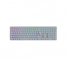 Клавиатура Canyon HKB-W11 Slim Dual Mode Wireless/Bluetooth RGB UA Grey (CNS-HBTK11G)