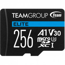 Карта памяти Team 256GB microSDXC class 10 UHS-I U3 V30 A1 Elite (TEAUSDX256GIV30A103)