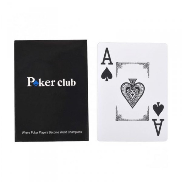 Карты игральные "POKER" 81357, 54 пластиковые карты (Синий)