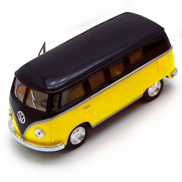 Модель автобус KT5376W Volkswagen T2 BUS (Желтый)