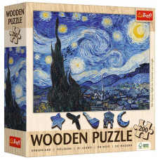 Пазл Trefl Wooden Звездная ночь 200 элементов (5900511202489)
