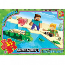 Детский пазл "Minecraft" MC791 плакат 35 элементов