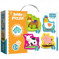 Пазл Trefl Baby Classic Животные на ферме (5900511360707)