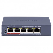 Коммутатор сетевой Hikvision DS-3E0105P-E/M(C)