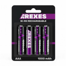 Аккумулятор ААА Arexes (1000mAh) 1.2v (NI-MH) мини пальчик (107687)