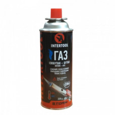 Баллон газовый 220 г 400 мл INTERTOOL STORM GS-0022 (133987)