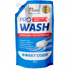 Средство для ручного мытья посуды Pro Wash Эффект соды Дой-пак 460 г (4823128002468)