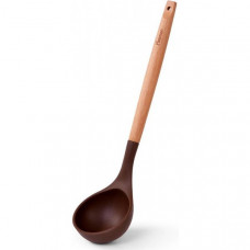 Половник Fissman Chef's Tools 31.5см силікон, шоколадний (55987)