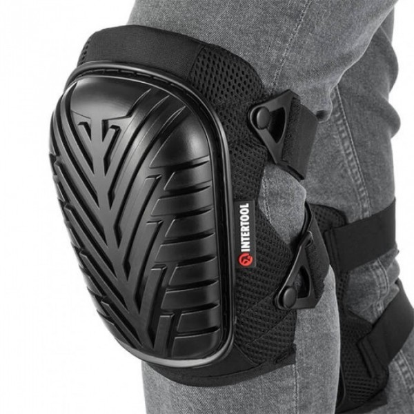 Наколенники защитные, противоскользящие накладки из ПВХ, ткань 600D INTERTOOL SP-0055 (107297)