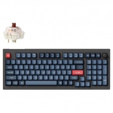 Клавиатура Keychron V5 Max Gateron Jupiter Brown Knob Hot-Swap QMK Wireless/Bluetooth/USB-А UA Black (V5M-D3-UA)