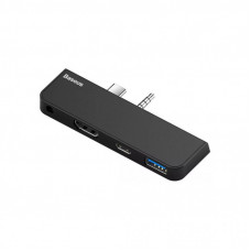 Концентратор Baseus USB3.1 Type-C+3.5mm toHDMI/USB 3.0/Type-C/3.5mm forSurfaceGo (CAHUB-FT01)