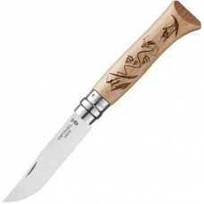 Нож Opinel №8 Inox VRI "Skiing" (002188)