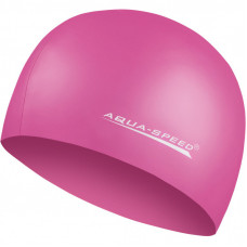 Шапка для плавания Aqua Speed Mega 100-27 темно-рожевий Уні OSFM (5908217635556)